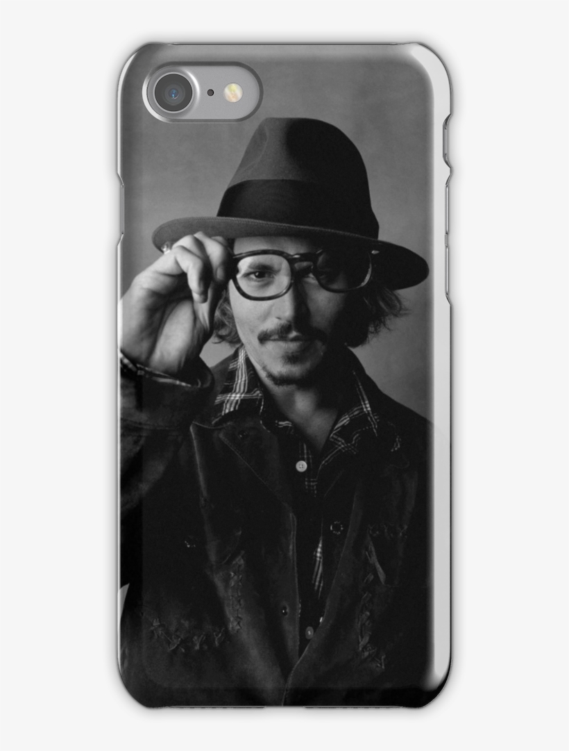 Johnny Depp Iphone 7 Snap Case - Moscot Johnny Depp Glasses, transparent png