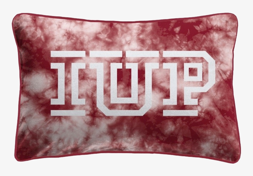 Pillow, Tie Dye, Classic Iup Logo - Cushion, transparent png