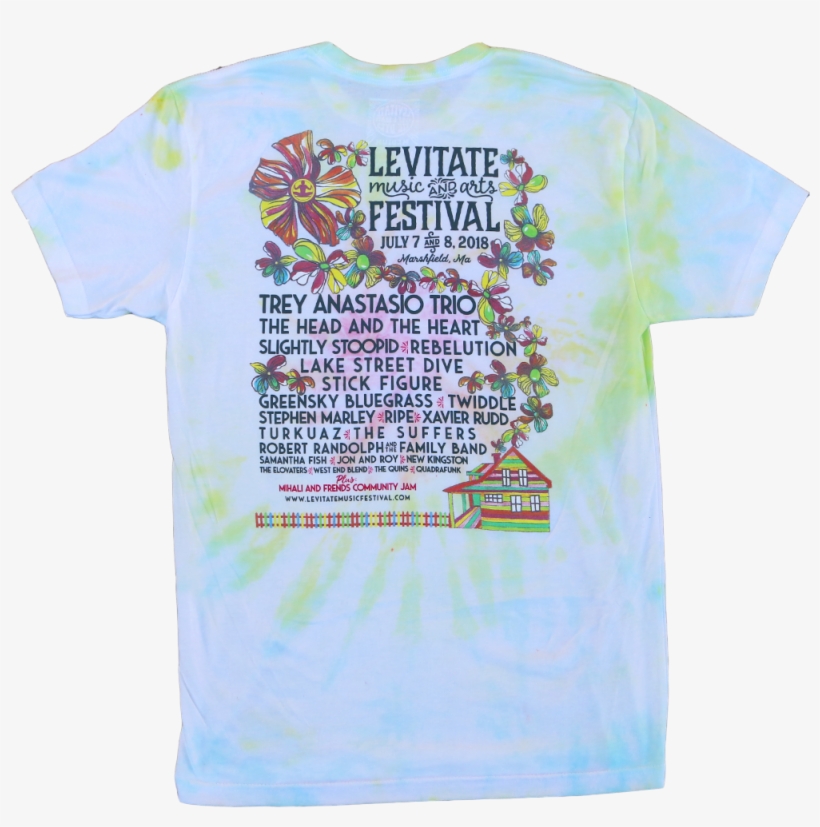 Music Festival Tie Dye - Active Shirt, transparent png