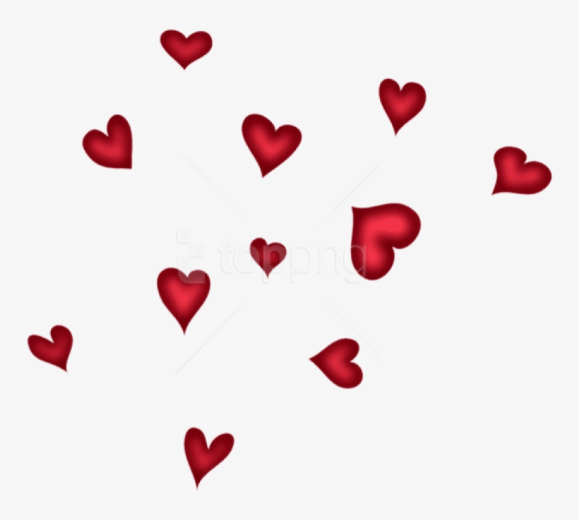 Free Png Download Red Hearts Png Images Background - Transparent Transparent Background Hearts Png, transparent png