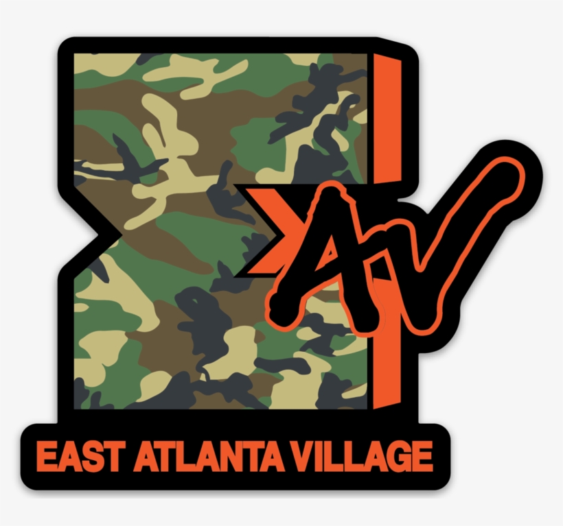 Eav Mtv Sticker - Bdu Camouflage Pattern, transparent png
