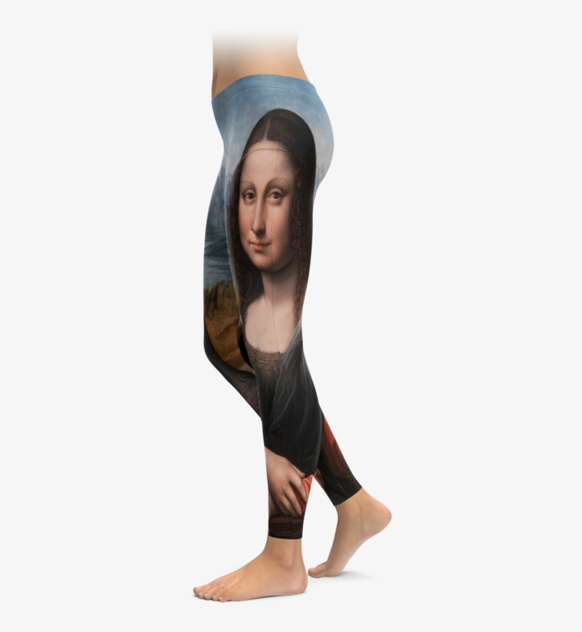 Mona Lisa Leggings - Lotus Leggings, transparent png