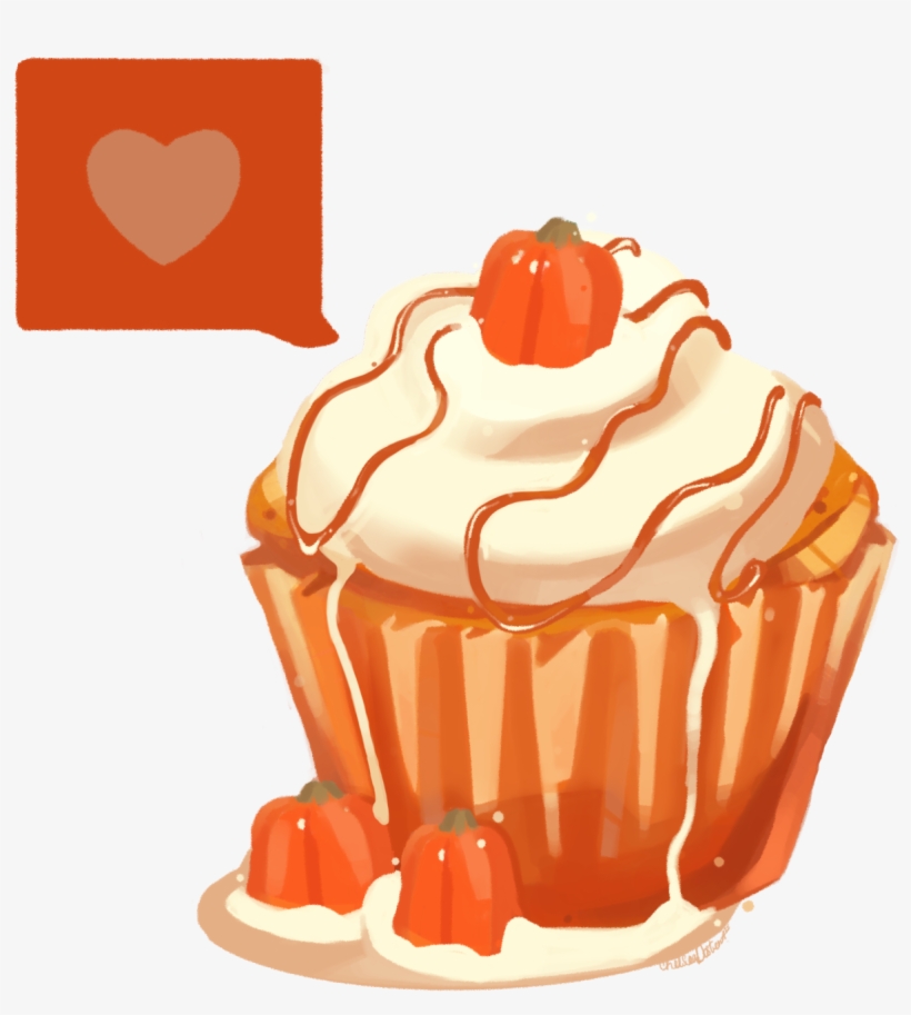 The To My Pumpkin Heart Muffin Enjoy Everyone - Cupcake, transparent png