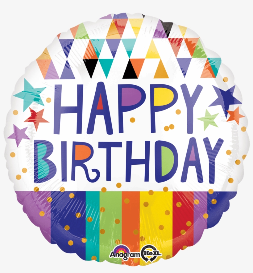 Globo De Cumpleaños - Happy Birthday Shapes, transparent png