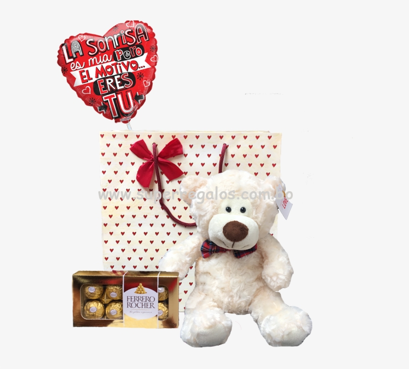 Detalle De Amor - Anillo Flores Chocolates Y Peluches, transparent png