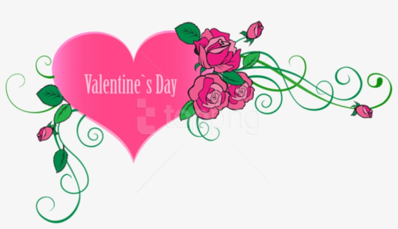 Free Png Download Happy Valentine's Day Heart With - Valentines Day Heart Clipart Transparent, transparent png