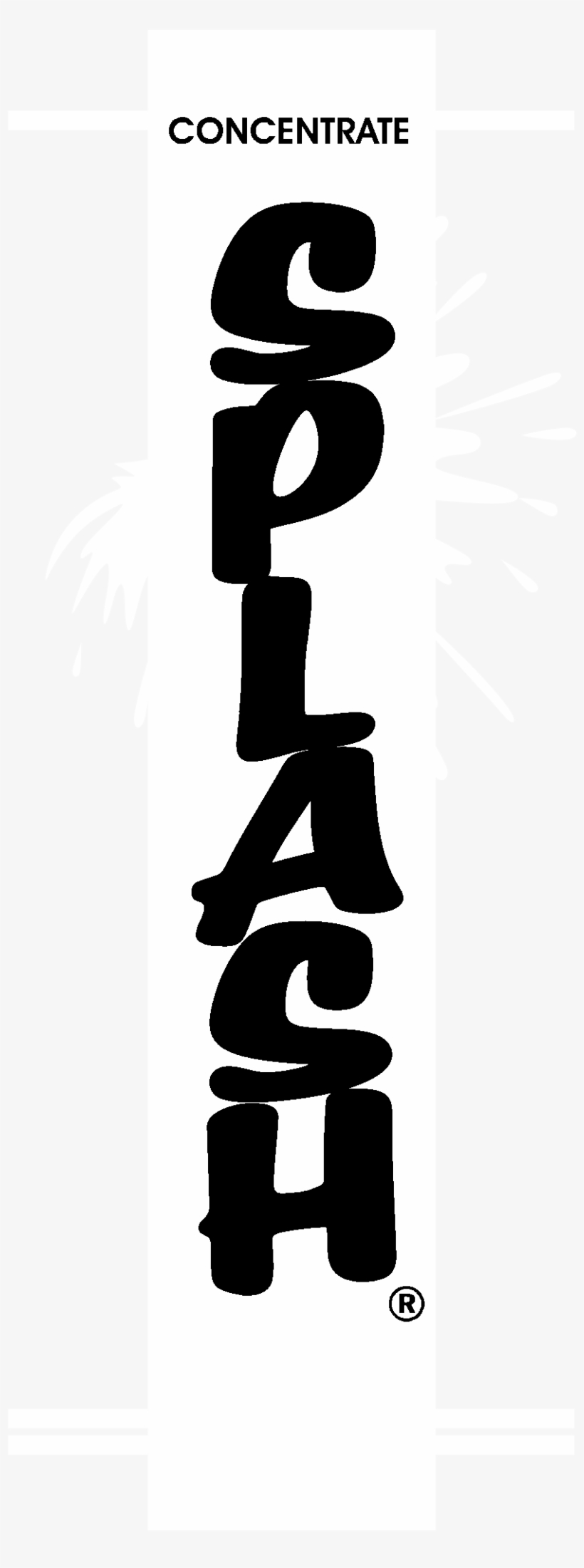 Splash Logo Black And White - Calligraphy, transparent png
