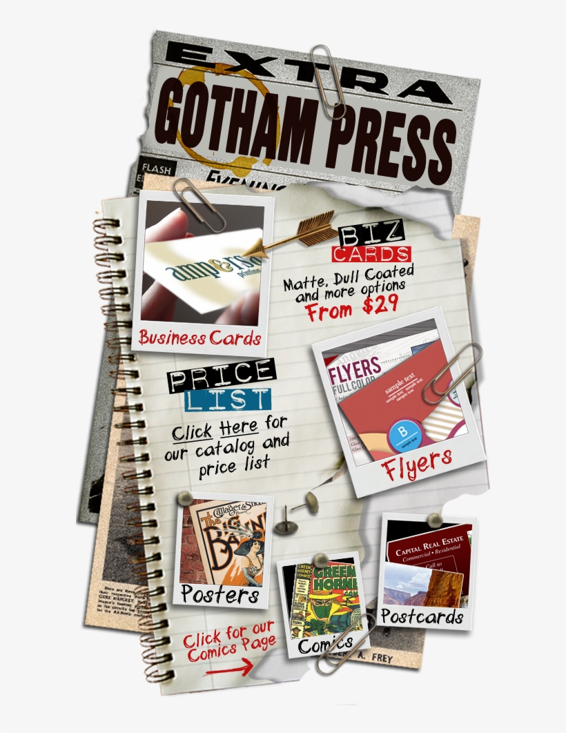 Gotham Press - Flyer, transparent png