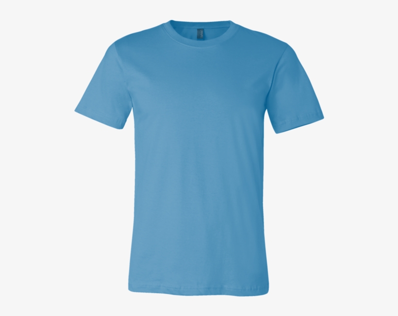 Unisex Short Sleeve Jersey T-shirt - Bella Canvas Ocean Blue, transparent png