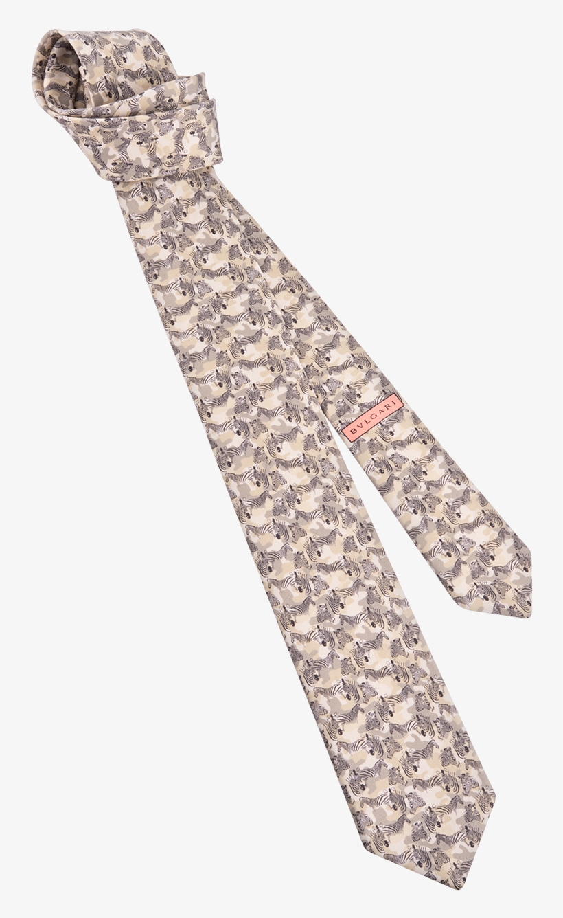 Pictorial Corbata Tie Silk Beige - Wood, transparent png