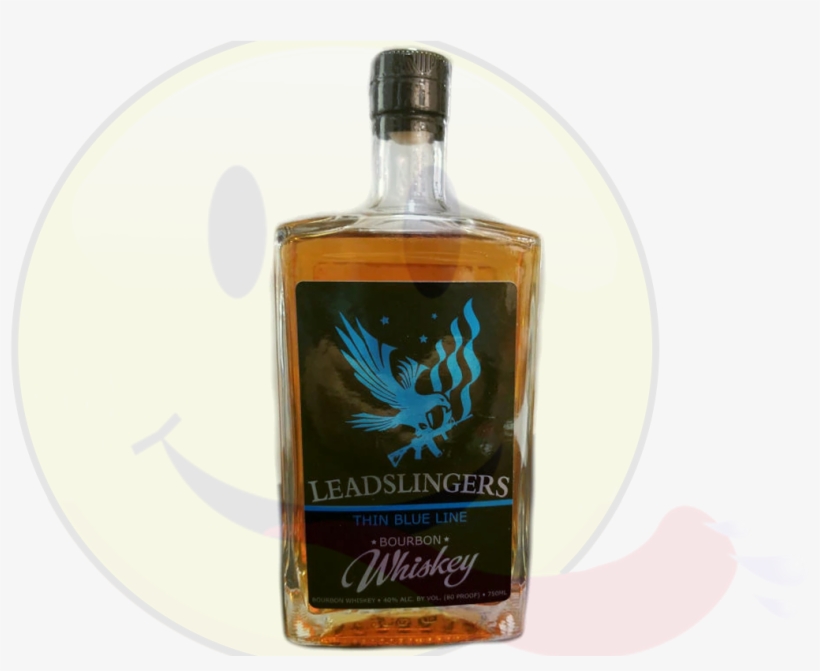 Leadslingers Thin Blue Line Whiskey, transparent png