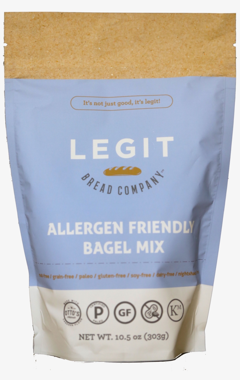 Legit Bread Allergen Friendly Bagel Mix Front - Jamaican Blue Mountain Coffee, transparent png