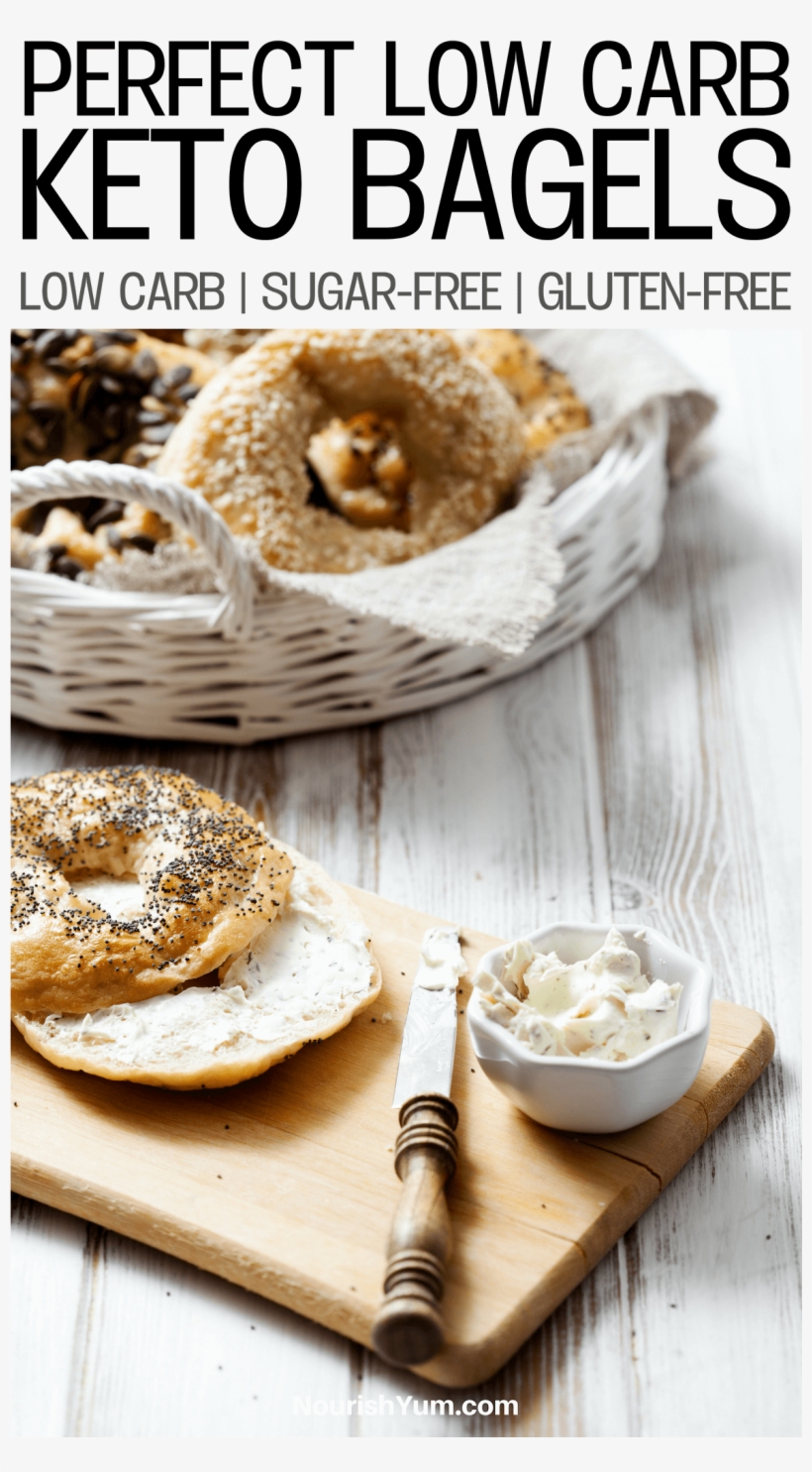 Best Low Carb Keto Everything Bagels Recipe These Breakfast - Banana Bread, transparent png