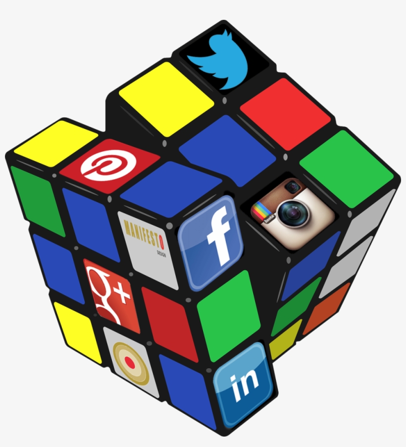 Social Media Marbella - Rubik's Cube Vector Png, transparent png
