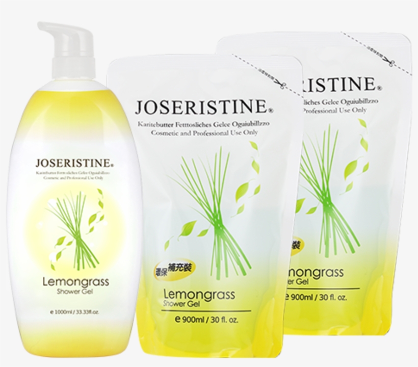 Lemongrass Shower Gel Bundle (1000ml 900ml 900ml) - Bar Soap, transparent png