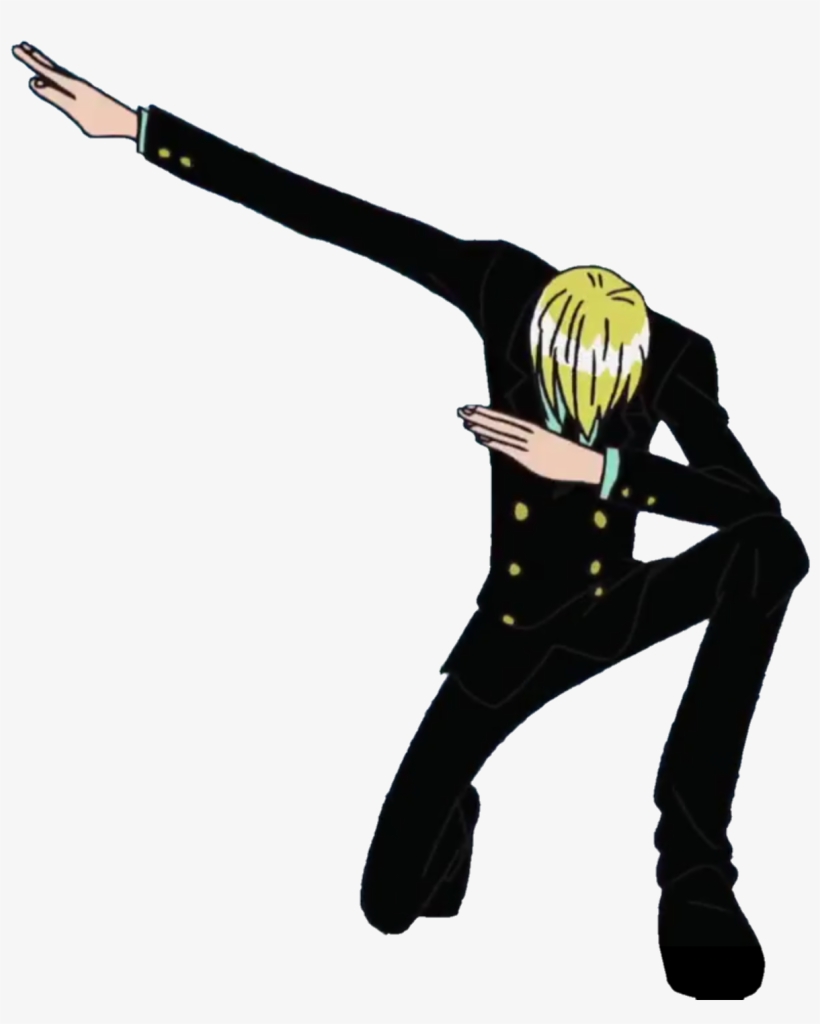 Transparent Dabbing Sanji Ur Welcome - Manga Character Dabbing, transparent png