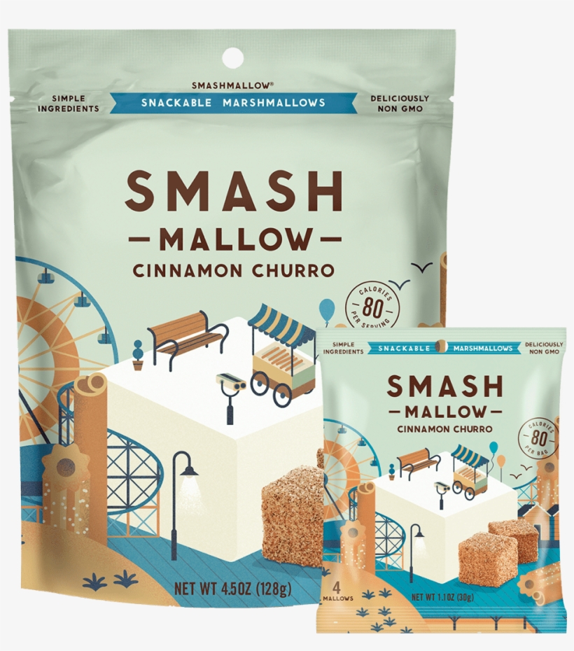Smashmallow Cinnamon Churro - Smash Mallow Cinnamon Churro, transparent png