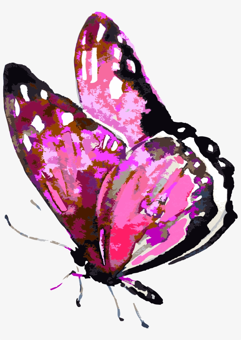 Beyond Fear To Freedom - Watercolor Yellow Butterfly, transparent png