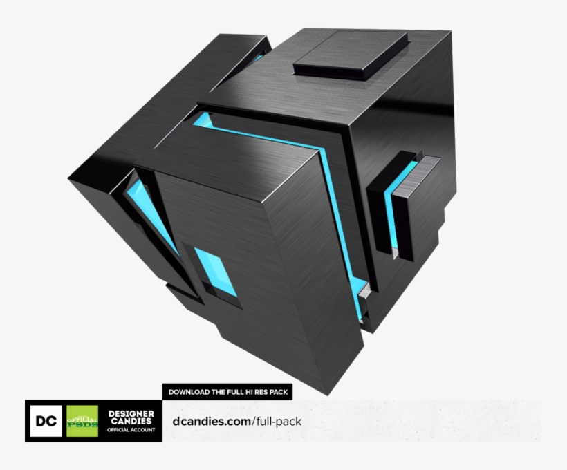 Share This Image - Cubo 3d Render Png, transparent png