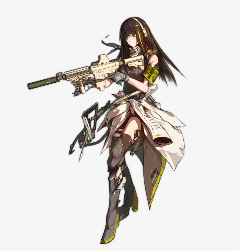 Warrior Drawing Sci Fi - M4a1 Girls Front Line, transparent png