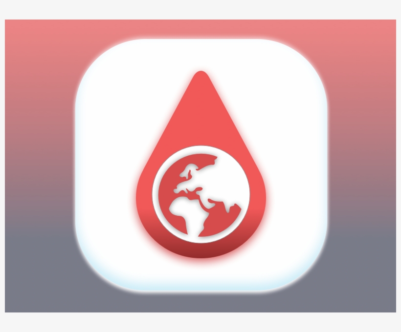 Blood Donation App Icon - Emblem, transparent png
