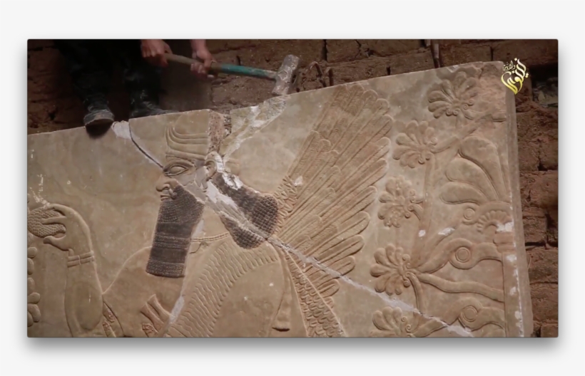 Teaching Violence, Destruction, And Propaganda At Nimrud - Stone Carving, transparent png