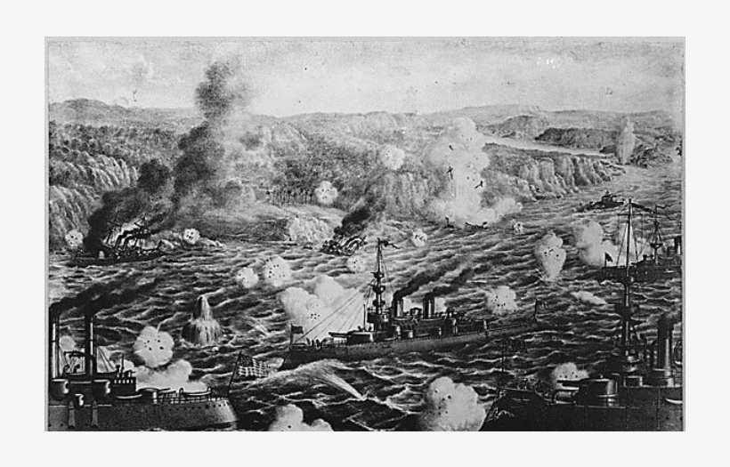 Destruction Of The Spanish Fleet Off Santiago De Cuba - Protectorado Estadounidense Sobre Cuba 1899 1902, transparent png