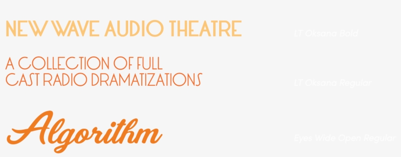 Font Choices Stemmed From The Same Trains Of Thought - Orange, transparent png