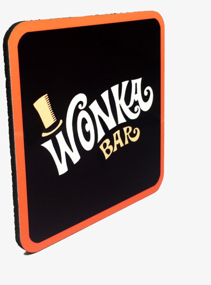 Willy Wonka Drink Coaster - Label, transparent png