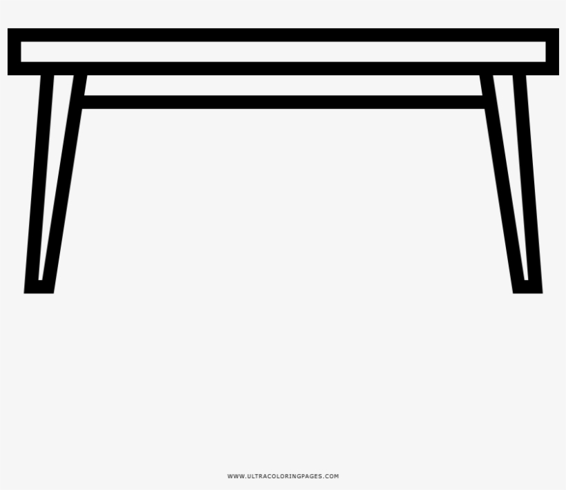 Mesa Png Desenho - Tribu Illum Dining Table, transparent png