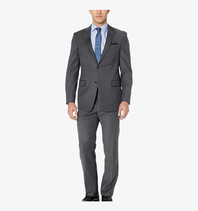 Modern Fit Charcoal Grey Suit By Tommy Hilfiger - Grey Suit, transparent png
