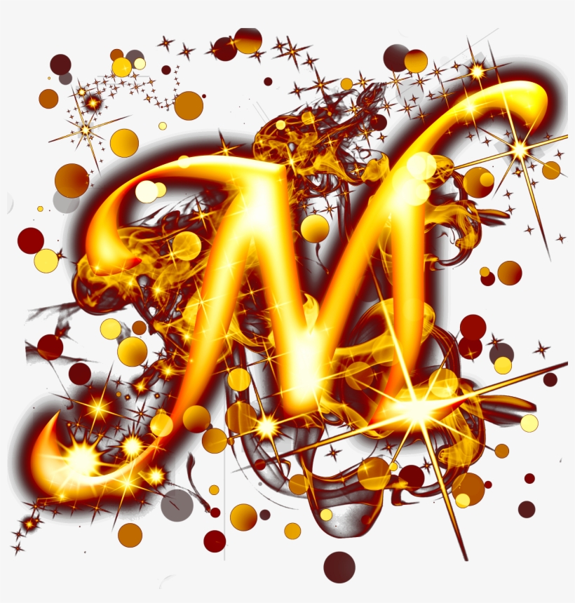 Oro Efectos De Luz Letras Estelar Png Y Psd - Illustration, transparent png