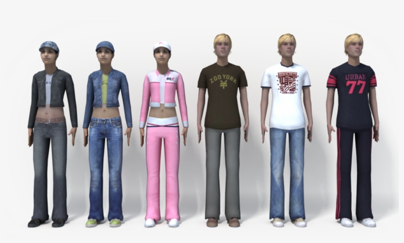 Rigged 3d People Teenager Bundle - Pajamas, transparent png