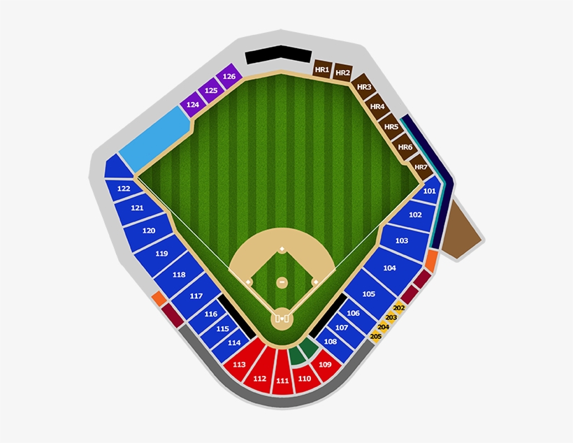 Charlotte Knights Stadium Map, transparent png