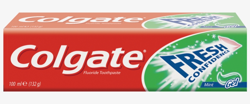 Colgate Fresh Confidence Mint Gel Toothpaste Provides - Household Supply, transparent png