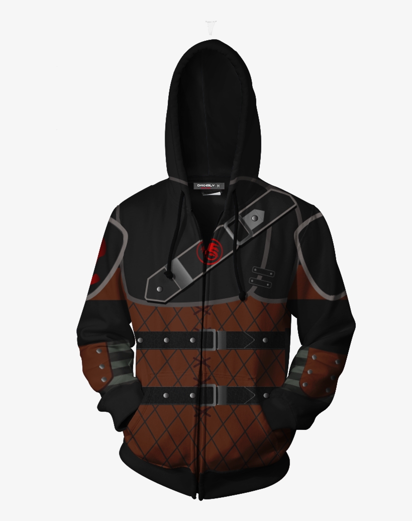 How To Train Your Dragon Hiccup Cosplay Zip Up Hoodie - Angels Of Death Zack Hoodie, transparent png
