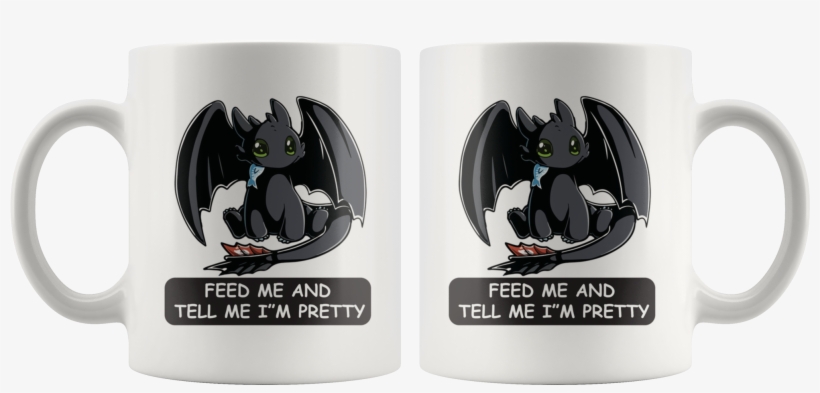 How To Train Your Dragon Mug - Toothless Feed Me And Tell, transparent png