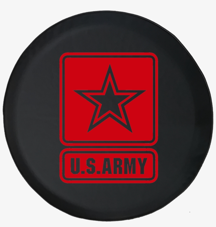 Jeep Wrangler Spare Tire Cover With Army Star - Circle, transparent png