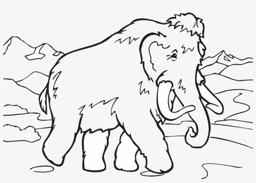 How To Set Use Coloring Book Mammoth Icon Png, transparent png
