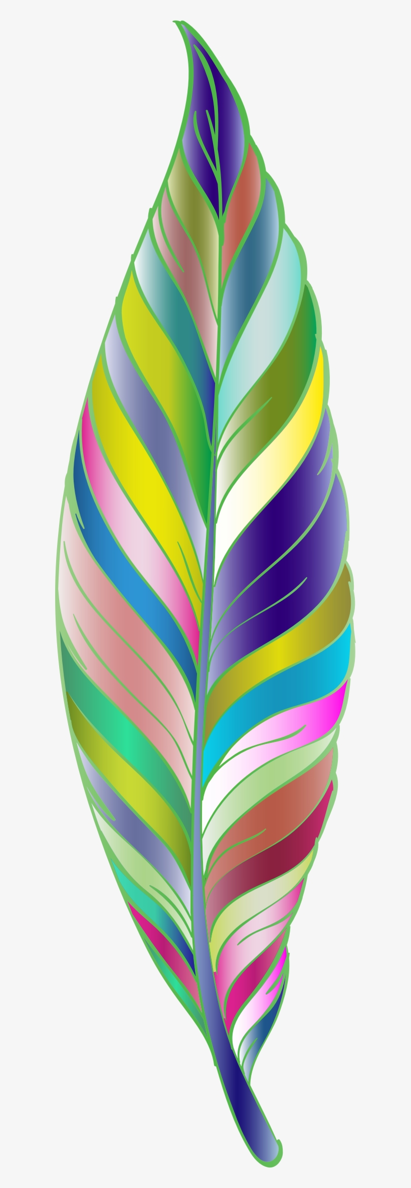 This Free Icons Png Design Of Prismatic Feather 2, transparent png