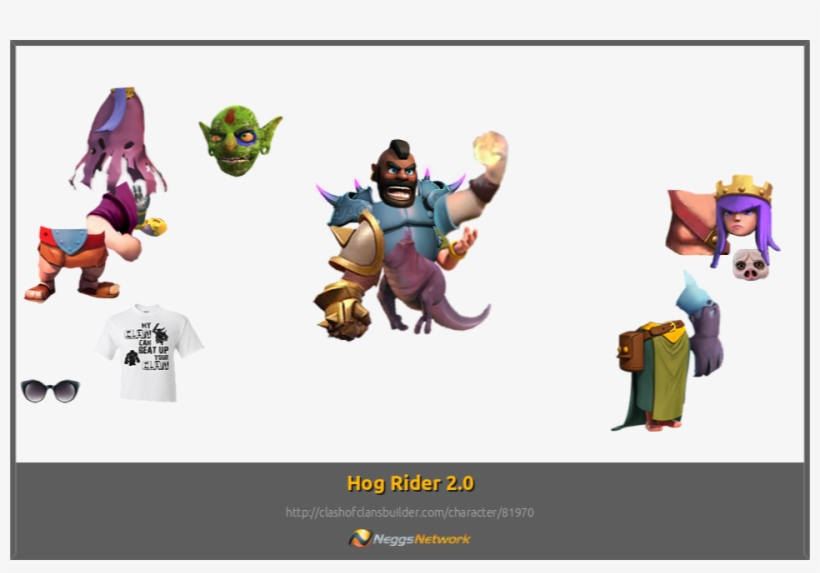 Hog Rider - Clash Of Clans, transparent png