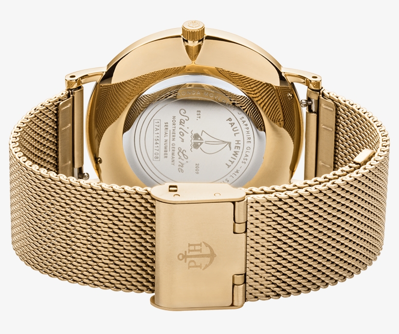 Sailor Line Golden 39 Mm Unisex Watch - Paul Hewitt Horloge, transparent png