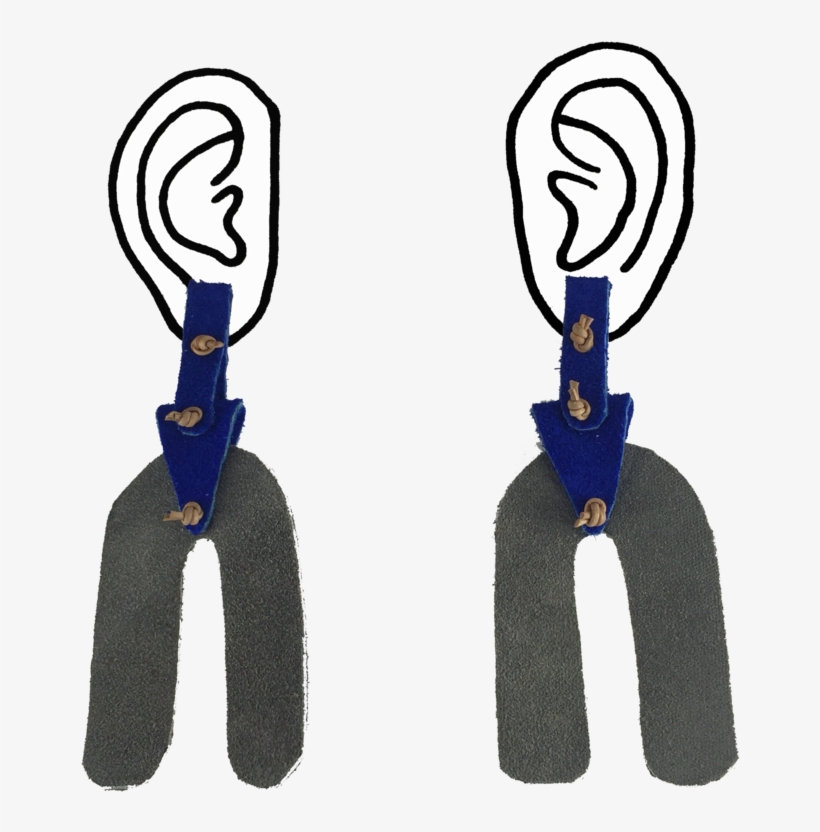 Jordan Kushins Leather Earrings7 - Skipping Rope, transparent png