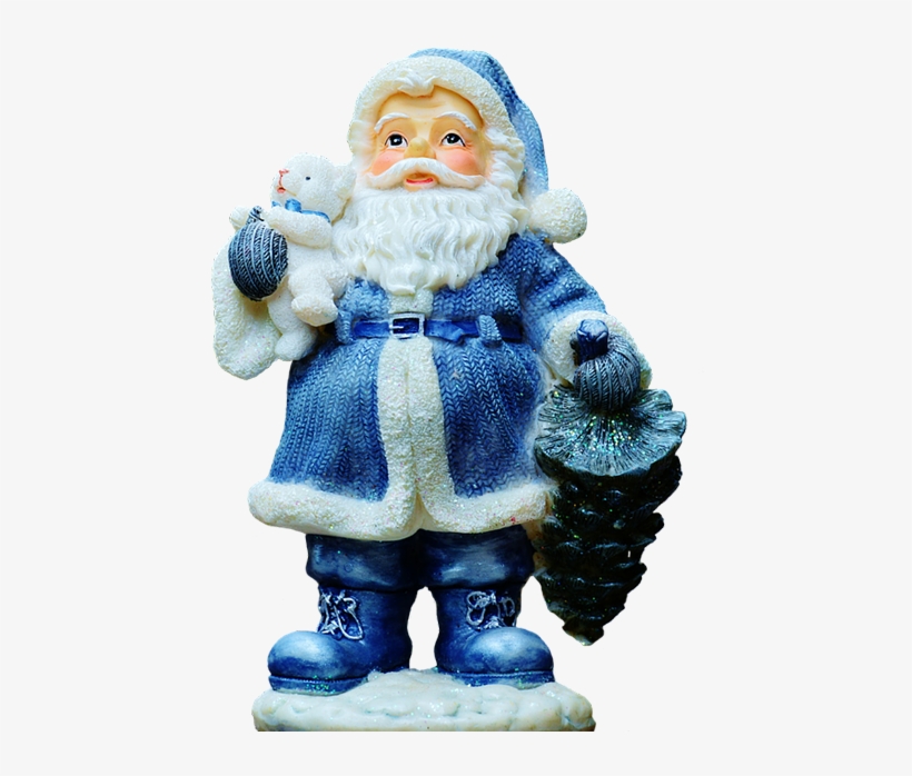 Santa Claus Animation Png - Santa Claus Color Blue, transparent png