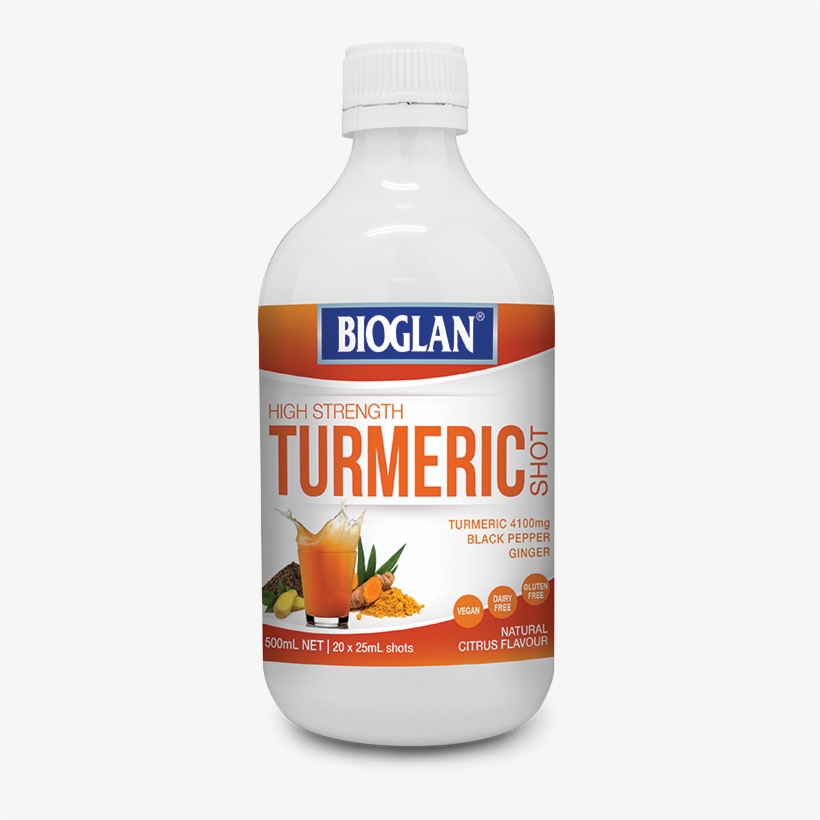 Bioglan High Strength Turmeric Shot - Bioglan, transparent png