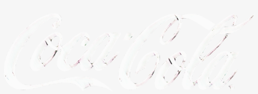 White Coca Cola Sign We All Wanted - Calligraphy, transparent png