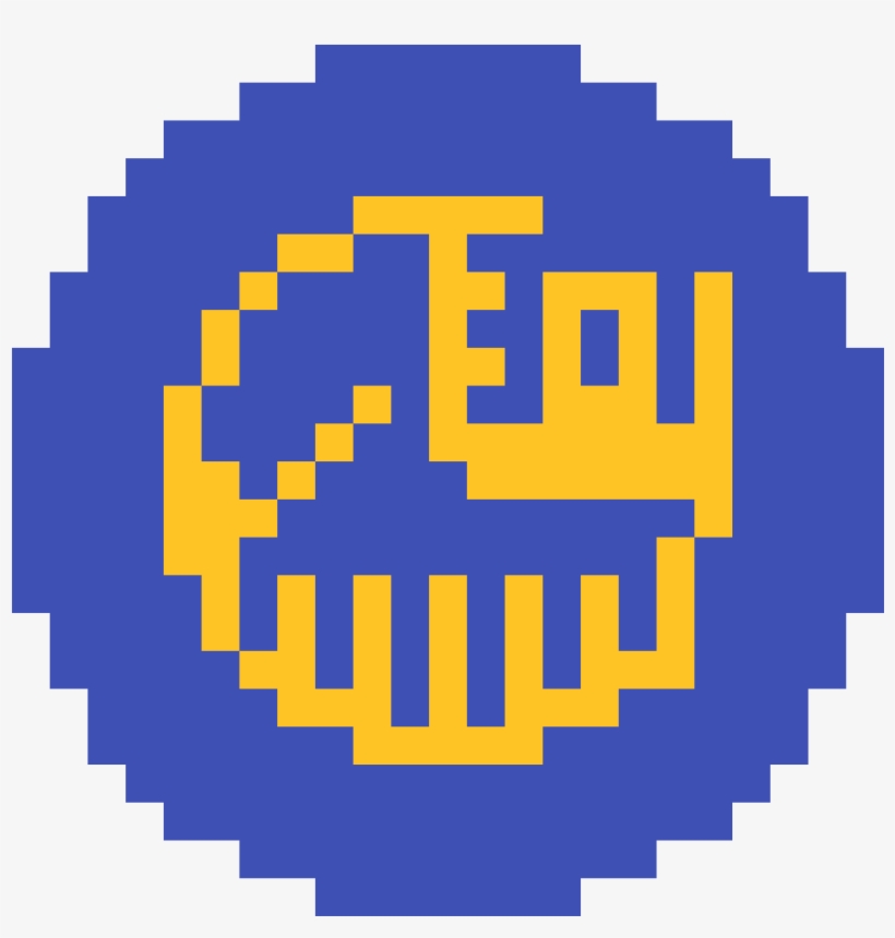Golden State Warriors - Deadpool Logo Pixel Art, transparent png