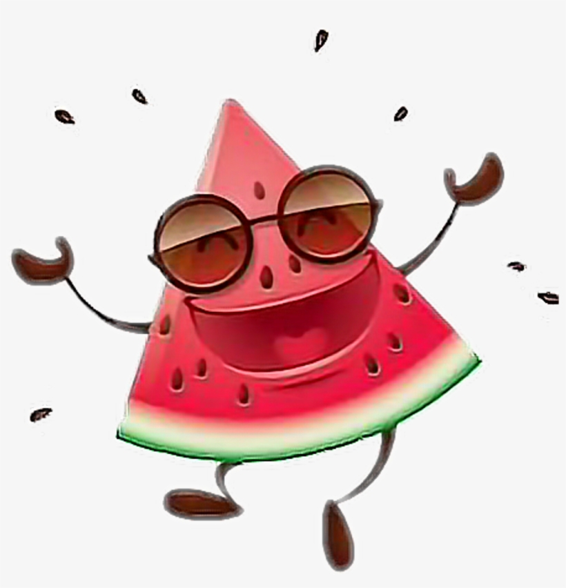 Watermelon Sticker - Watermelon Character, transparent png