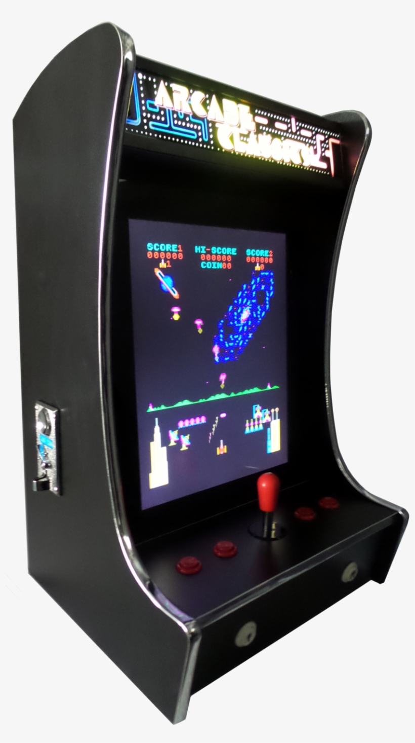 Bartop Arcade Machine - Video Game Arcade Cabinet, transparent png