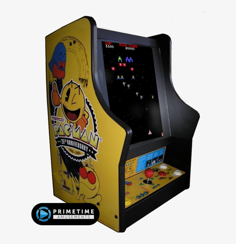 Pacman Galaga And Ms - Video Game Arcade Cabinet, transparent png